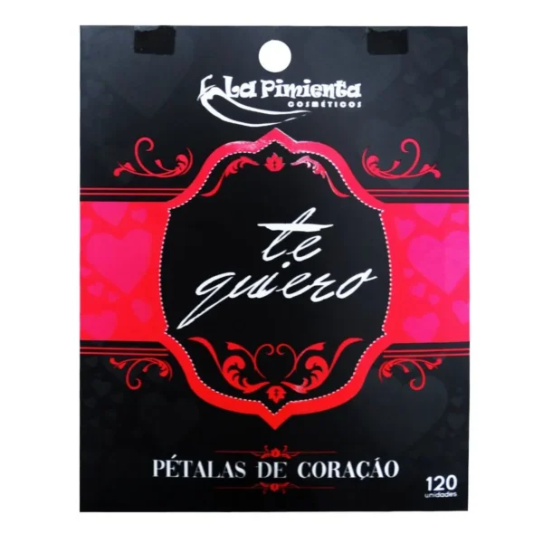 Pétalas de Coração Vermelho Aromáticas em Cetim La Pimienta