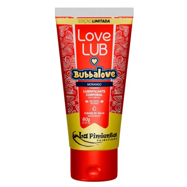 Love Lub Bubbalove Lubrificante Corporal Beijável 60g La Pimienta – MORANGO